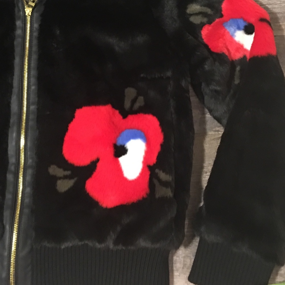 ANDREW MARC FAUX FUR JACKET - Picture 6 of 8